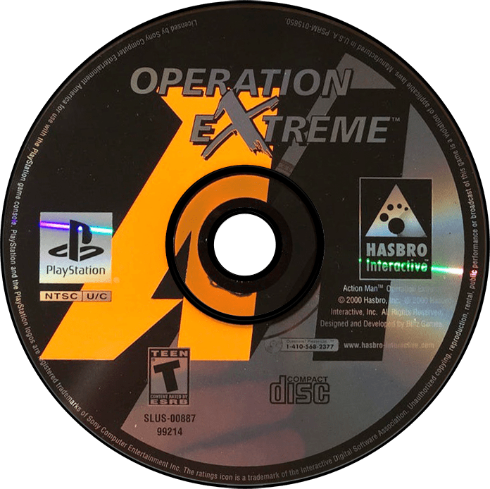 Action Man Operation EXtreme media 5 for Playstation